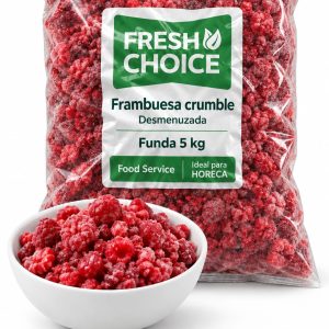 Frambuesa congelada desmenuzada - 5 kg